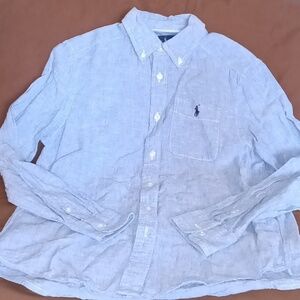 Polo Ralph Lauren Linen Button Down Shirt